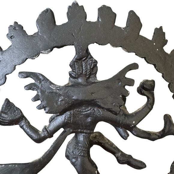 Brass Lord Shiva Dancing Nataraja Statue Vintage Sculpture Hindu Art India - Picture 5 of 8